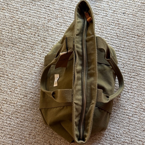 Margot Olive Green Satchel Bag - Picture 5 of 7